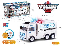 电动万向特警战车(音乐+2灯炫彩懑天星灯光)