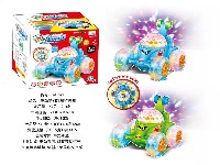 电动万向满天星3D炫彩旋转投影特技车