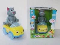 汤姆猫万向电动车(6灯红蓝双闪+音乐)