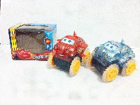 汽车总动员电动翻斗车明苯2款3色混装带灯光
