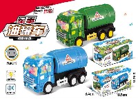 电动万向军事油罐车(音乐+灯光)