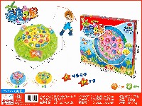 音乐带灯泡海底之星电动钓鱼(开窗盒)