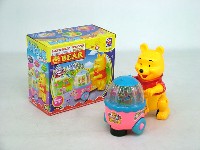 电动卡通熊推车