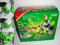 BEN10七彩灯光电动折叠自行车