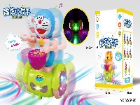 电动3D灯光酷炫打鼓叮当猫