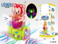 电动3D灯光酷炫打鼓阿狸阿桃