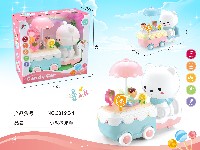 电动万向糖果车/灯笼(小熊)