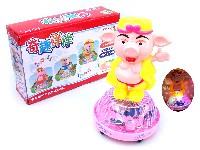 电动万向满天星3D炫彩投影猪八戒