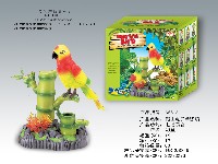 电动声控假山鹦鹉