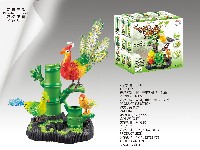 竹座孔雀+2小鸟带音乐