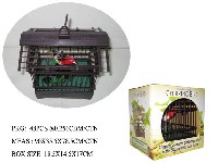桃红色屋型鸟笼