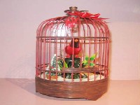 棕色圣诞鸟笼