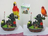 盆景声控鹦鹉(单鸟)
