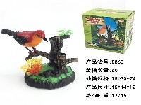 电动声控假山电子喜鹊