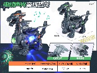 电动声光弹力牵线恐龙