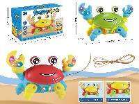 电动灯光+弹力牵绳螃蟹