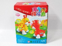电动音乐灯光卡通长颈鹿