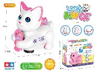 电动万向卡通猫(音乐+2灯)