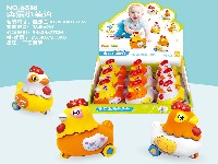 惯性带音乐灯光小萌鸡(含3颗纽扣电池)