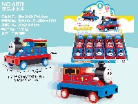 声光惯性火车(含3颗纽扣电池)