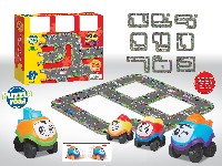 拼图轨道乌底回力工程车(4款混装)
