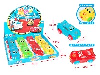上链自动转弯汽车(带眨眼睛吐舌头功能)--现促销价1盒13.5元