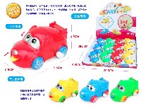 淘气卡通上链汽车(带眨眼睛吐舌头功能)(12只)