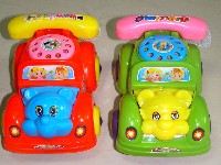 拉线电话车