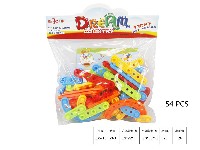 益智拼扣乐积木(内含说明书)
