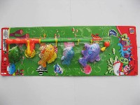 喷漆4只鱼钓鱼片