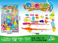 双杆磁性钓鱼套庄+船