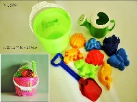 沙滩小圆桶(10配件)