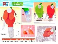 泡泡苹果手握风扇