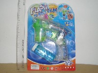 透明灯光泡泡枪