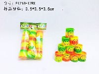 印笑脸彩虹圈(春天色)