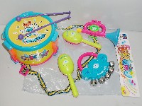 卡通鼓+喇叭+沙锤+手铃