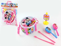 米奇套装(鼓+2沙锤+喇叭+鼓锤)