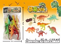恐龙总动员(实心软胶)