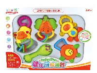 婴儿牙胶摇铃5件套