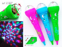 3D满天星七彩灯光音乐投影麦克风(旋转3灯)===活动价3元