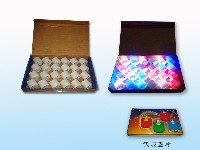 七彩慢闪蜡烛灯(24只装)